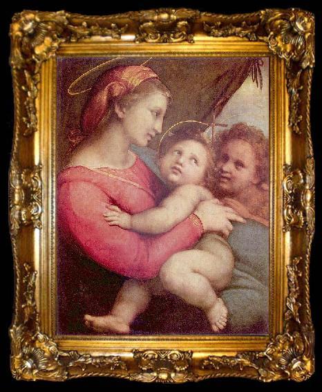 framed  RAFFAELLO Sanzio Madonna della Tenda, ta009-2